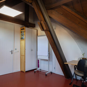 buro, burostoel en flipover